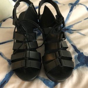black steve madden wedges